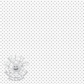 Tissu coton Petit dots white/black