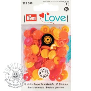 Boutons pressions PRYM Love Flowers 1