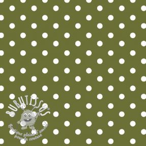 Tissu coton Dots green