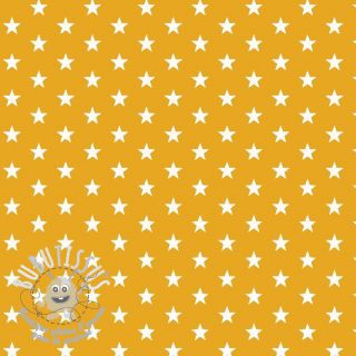 Tissu coton Petit stars yellow