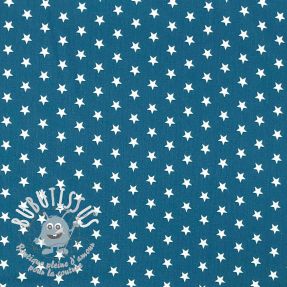 Tissu coton Petit stars indigo