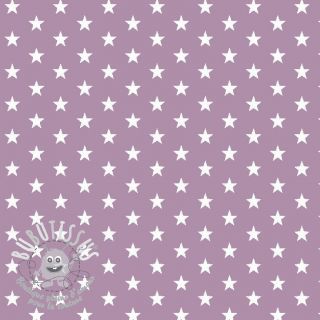 Tissu coton Petit stars lilac