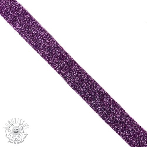 Biais LUREX purple