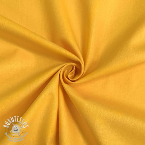 Tissu Popeline de coton yellow
