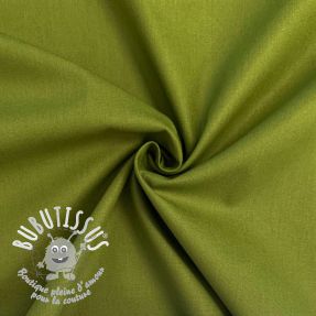 Tissu Popeline de coton green
