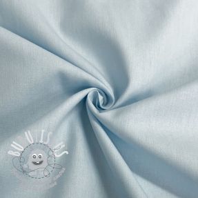 Tissu Popeline de coton GOTS light blue