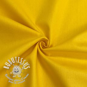 Tissu Popeline de coton GOTS yellow