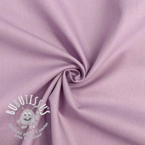 Tissu Popeline de coton GOTS light lilac