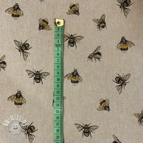 Tissu déco Linenlook premium Bumblebees