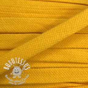 Cordon coton plat 20 mm yellow