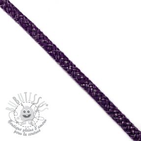 Cordon lurex 10 mm purple