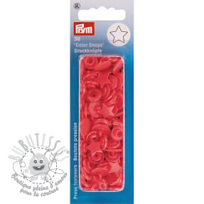 Boutons pressions PRYM Star red