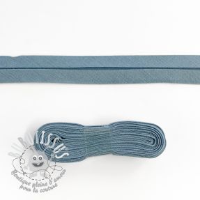 Biais coton - 3 m steel blue